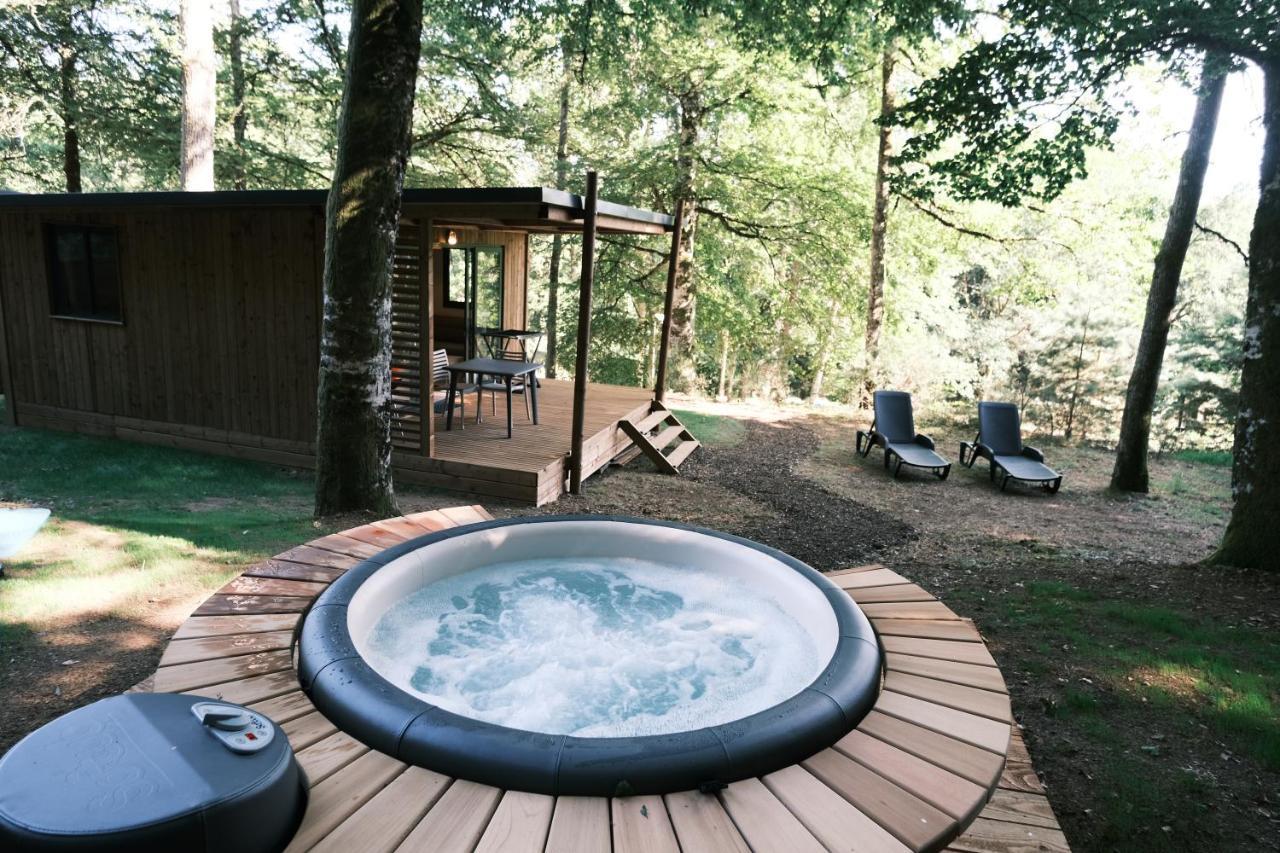 Lodge Avec Spa Privatif - Foret Et Lac Liginiac Exterior foto
